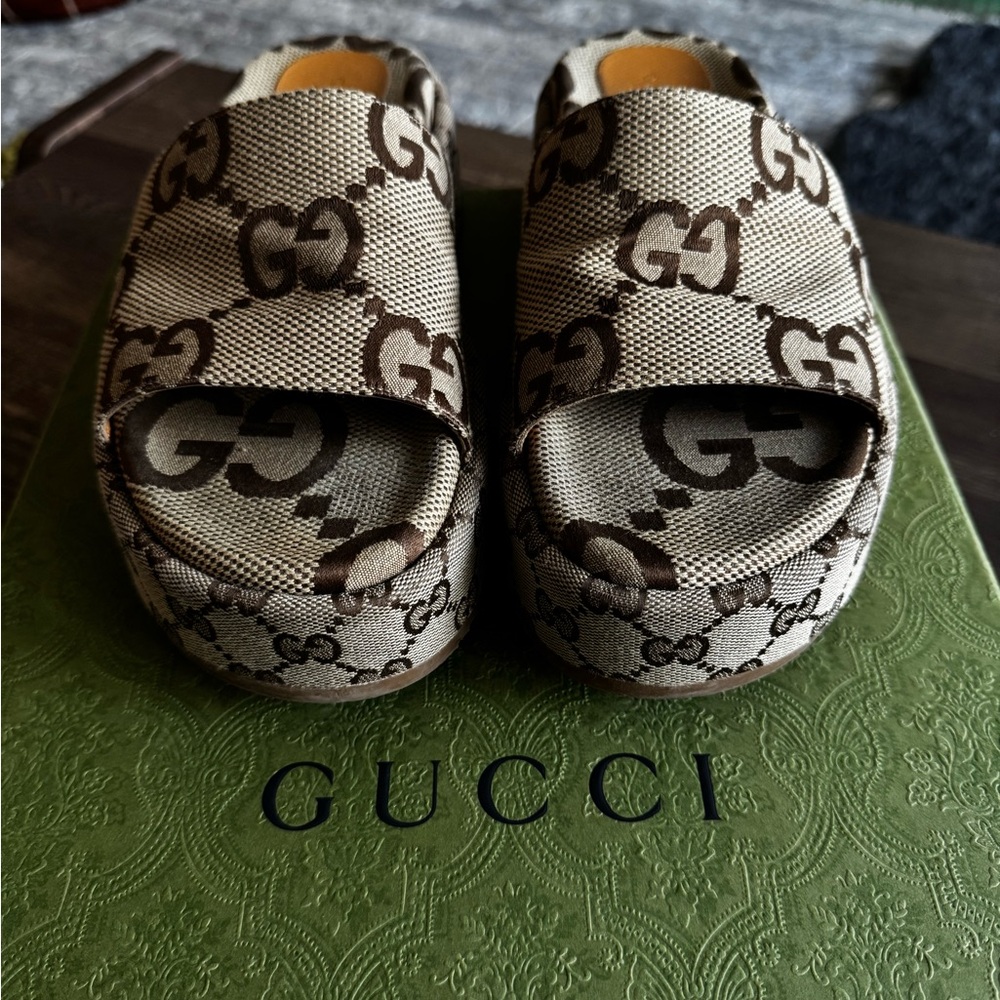 Gucci Platform Slides